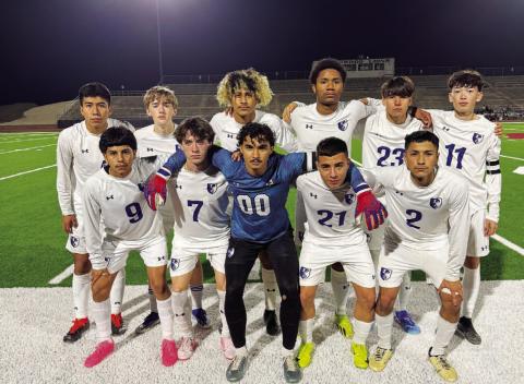 COURTESY PHOTO | SAMUEL BURNSIDE This was the starting 11 for the Badgers in their district opener against Brownwood.