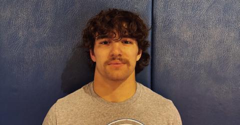 Name: Daemian Rivas Class: Senior Sport: Wrestling, Football and Baseball Favorite School Subject: N/A Favorite Vacation: Columbia, Missouri One Person To Meet: Jesus Main Goal This Season: Win state