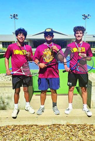 Jeremiah Torres, left, Emmanuel Prado and Ivan Oliver Douwsma pose with their medals from last week’s tournament. COURTESY PHOTO | FRANK REYES III