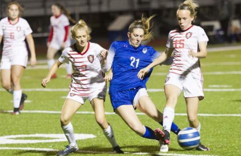Sara Engelke (21) and her senior teammates will host Florence for the last game. JEFF LOWE | DISPATCH RECORD