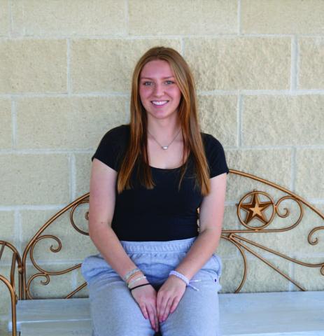 Lampasas High School senior Alyssa Foust has had success in stock shows across the state during her time in FFA. ERICK MITCHELL | DISPATCH RECORD