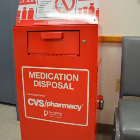 Those who have unwanted prescription drugs but could not participate in the April 24 National Prescription Take Back Day can drop off the medicines at the Lampasas Police Department’s CVS Medication Disposal receptacle inside the lobby of the police station, located at 301 E. Fourth St. MONIQUE BRAND | DISPATCH RECORD