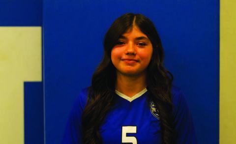 Name: Ashlee Flores Class: Junior Sport: Soccer, Softball and Powerlifting Favorite Movie: Home Alone Favorite Midnight Snack: Bluebell Fudge Pop Favorite Social Media: Instagram Main Goal This Season: To get better on defense