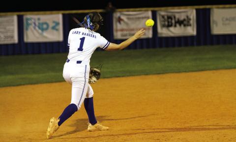Gia Grasso was the lone run producer for the Lady Badgers against Gateway with her two-run homer. FILE PHOTO