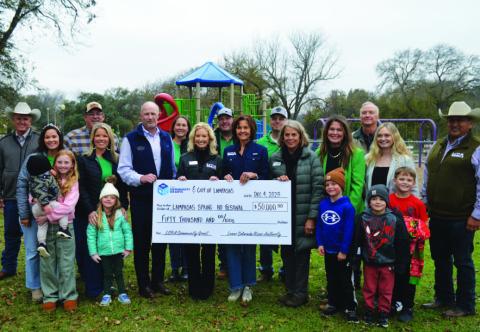 LCRA awards $50,000 grant for playground shade at city park