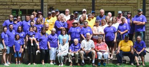 Approximately 75 Klose family members attended the 100 th reunion held Aug. 7, 2021 at the Hostess House in Lampasas. courtesy photo