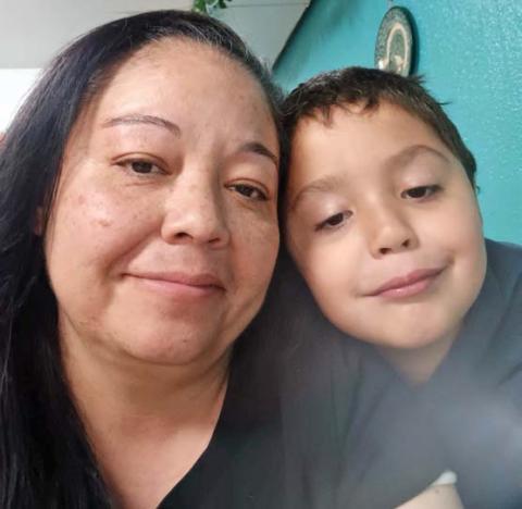 courtesy photo Mary Ballance is pictured here with her 7-year-old son, Kaiden.