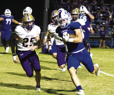 Jett Walker was a big part of the Badgers’ success in 2023. He will return to the backfield in 2024. HUNTER KING | DISPATCH RECORD