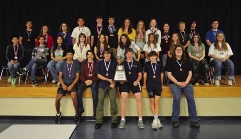 These Lampasas High School students competed at the UIL Academic, Speech and Debate tournament in Burnet March 24-25, finishing as the competition’s District Runner-Up Academic Champions. ERICK MITCHELL | DISPATCH RECOD