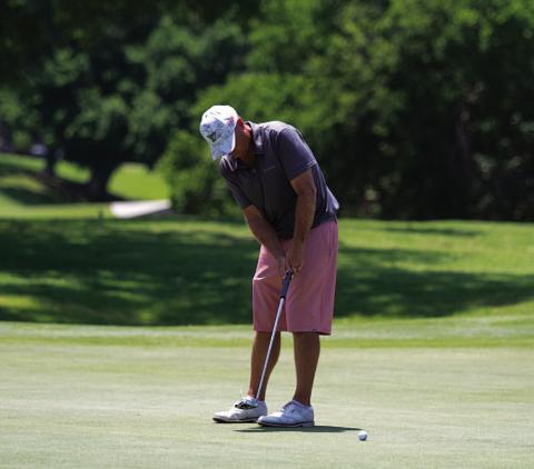 HUNTER KING | DISPATCH RECORD Justin Schulze could be a guy to look out for in the final round on Monday.