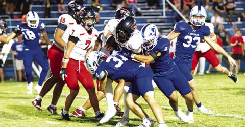 Tate Langford (31) and Elijah Calderon (8) have been leaders for the Badger defense so far in 2024. HUNTER KING | DISPATCH RECORD