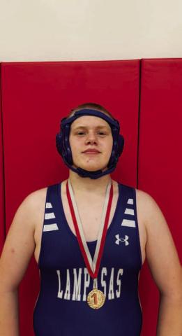 Lampasas wrestlers bring home medals from Lake Belton tournament