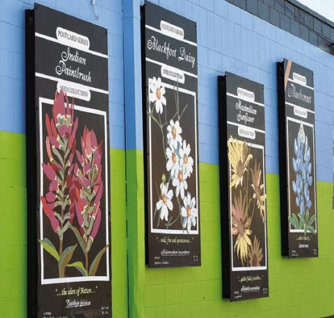 Local nonprofit reveals renovated mural
