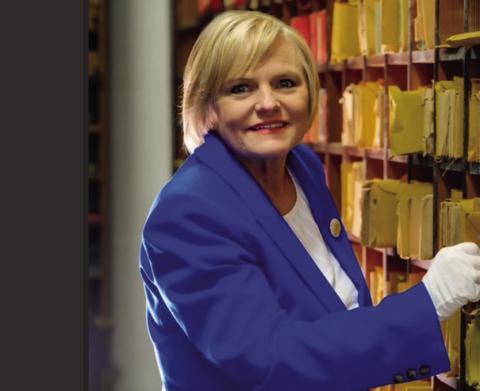COURTESY PHOTO District Clerk Edith Wagner Harrison has been selected the 2026 Region 5 Clerk of the Year by the County and District Clerks Association of Texas, an honor she also won in 2024.