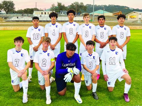 This team of 11 started the game for the Badgers against Lago Vista. COURTESY PHOTO