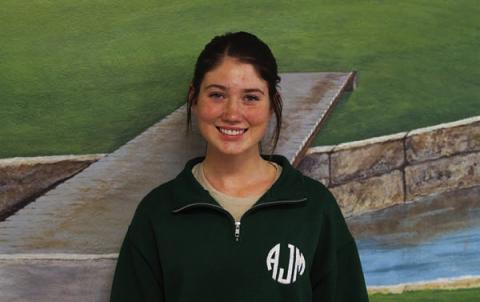 Name: Addison Jacks Class: Senior Sport: Golf Favorite Movie: Avatar Favorite Midnight Snack: Cheez-itz Favorite Social Media: TikTok Main Goal This Season: Make it to state