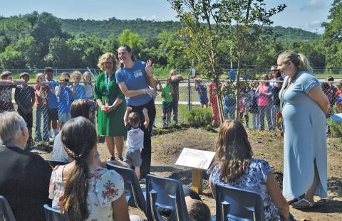 Taylor Creek Elementary students Devlin Eveleth, 10, and his 8-year-old brother Shaemus were memorialized during a remembrance ceremony at the campus Monday morning. erick mitchell | dispatch record