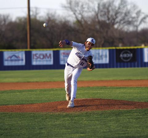HUNTER KING | DISPATCH RECORD Kade Landry was excellent in his first district start on Tuesday.