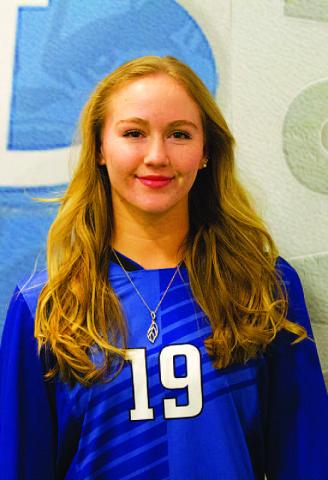 Name: Eden Gibson Class: Sophomore Sport: Soccer Favorite Teacher or Coach: Coach Burnside Favorite Place in Lampasas: The park One Person You Look Up To: My momma Main Goal This Season: To learn defense