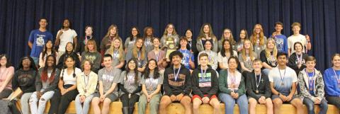 LHS academics team wins third district championship