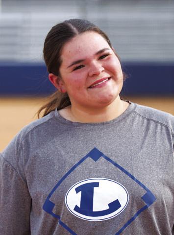 	Name: Amari Munoz Class: Senior Sport: Softball, Volleyball and Powerlifting Favorite Teacher or Coach: Mr. Davis Favorite Place in Lampasas: Alamo Coffee One Person You Look Up To: Coach Tippie Main Goal This Season: Make it past the first round