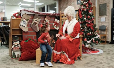The annual Carol of Lights event on Dec. 6 will include a visit from Mrs. Claus at the Lampasas Public Libary. FILE PHOTO