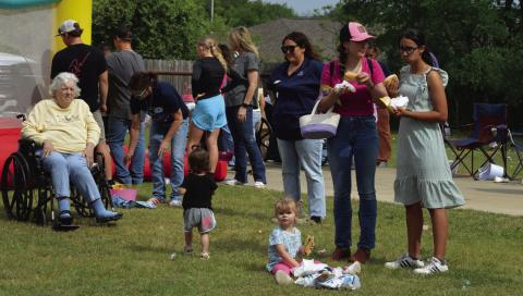 From hot dogs to live music, and bouncy houses, Lily Springs Rehabilitation and Healthcare Center had a little bit of eveything for its Good Friday event. ERICK MITCHELL | DISPATCH RECORD
