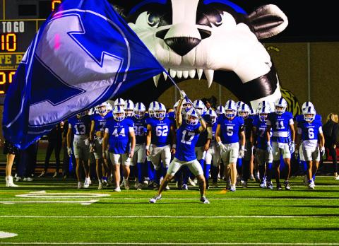 HUNTER KING | DISPATCH RECORD The Badgers finished the season with a 9-3 record and a bi-district playoff round win.