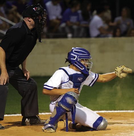 Corbin Kepler has taken over catching duties recently, as Elijah Calderon has moved to shortstop. HUNTER KING | DISPATCH RECORD