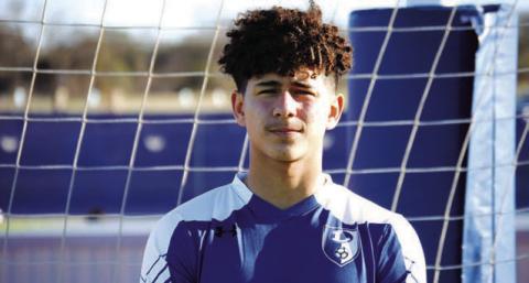 Name: Elias Ayala Class: Freshman Sport: Soccer, Track, Powerlifting and Football Role Model: My Older Brother Favorite Thing to Eat: PB&amp;J One Place to Travel: Hong Kong Favorite Music Genre: Taylor Swift