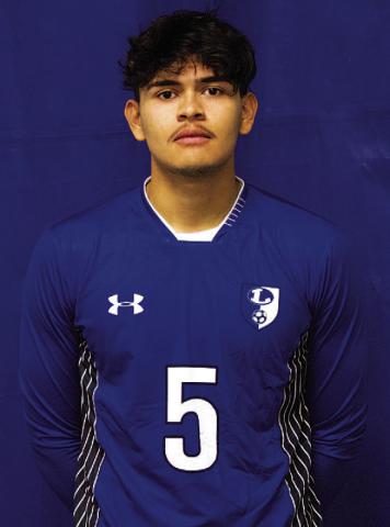 Name: Moises Rodriguez Class: Senior Sport: Soccer Favorite Teacher or Coach: Mr. Vanliew Favorite Place in Lampasas: The 580 Sports Complex One Person You Look Up To: My dad Main Goal This Season: Win district