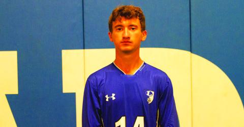 Name: Tyler Ecker Class: Senior Sport: Soccer, Tennis and Cross Country Favorite School Subject: History Favorite Vacation: England One Person To Meet: My big brother Main Goal This Season: Score a goal