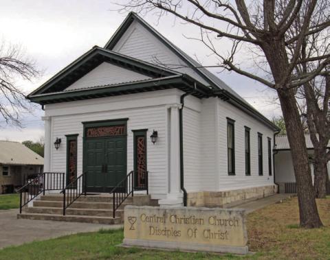 JOYCESARAH MCCABE | DISPATCH RECORD On Sunday at 9:30 a.m., Central Christian Church (Disciples of Christ) will celebrate its 140 years as a congregation, serving one another and loving the community of Lampasas. The church is located at 204 S. Broad St., where Nathan Herrod serves as pastor.