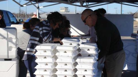 Drive-through meal offered to thank teachers