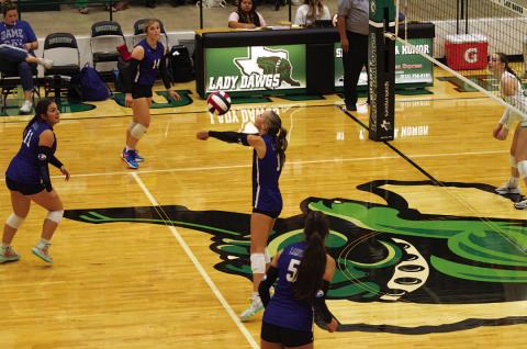 Brailey Wilson makes a pass to a teammate during an earlier match this season. HUNTER KING | DISPATCH RECORD