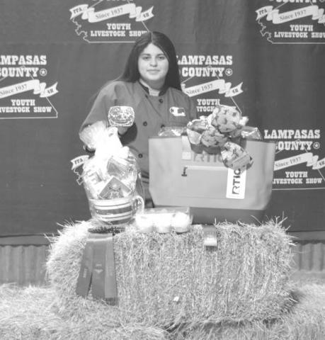 Genesis Moreno earned grand champion recognition in the senior division of the Food Fair. Her entry was decorated cupcakes. ERICK MITCHELL | DISPATCH RECORD