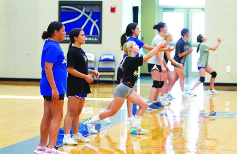 FILE PHOTO The Lady Badger volleyball camp will run July 24-25 from 10 a.m. to 3 p.m. for different age groups.