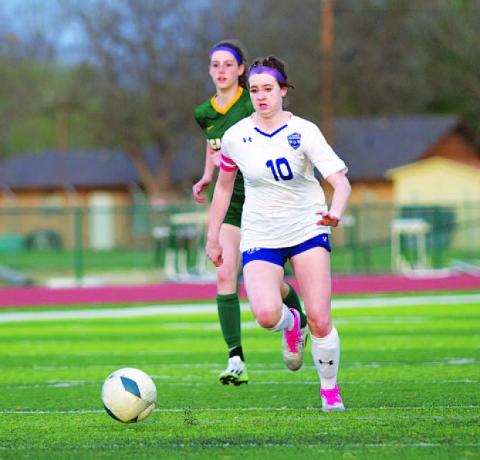 Kelbie Black was a captain of the Lady Badgers in her sophomore season. HUNTER KING | DISPATCH RECORD