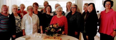 ‘36 Club members on hand for the recent Capitol District Federated Women’s Clubs Spring Convention were, left to right, Juli Chaney, Carol Ramsey, Susan Detrick, Shanna Sibberson, Stephanie Smith, Karen Allen, Priscilla Wright, Margaret Oberender, Sandy Brister, Diane Davis, Lynn Love, Ginger Henderson, Debby Hardin and Amy McDaniel.. COURTESY PHOTO