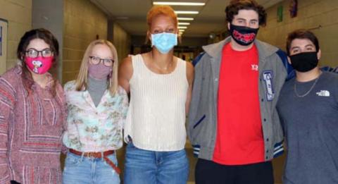 Lampasas High School qualifiers for the UIL state meet in speech and academics are, from left, Makayla Osburn (alternate), Callie Bekker, Juliana Dwamena, Cole Wheeler and Chris Ybarra (alternate). COURTESY PHOTO