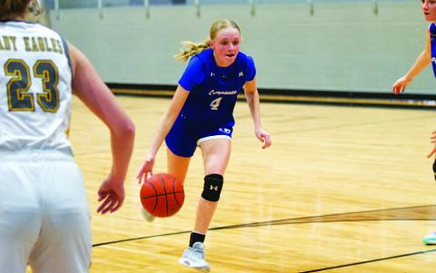 HUNTER KING | DISPATCH RECORD Adalya White received All-Tournament honors for her performance in Childress.