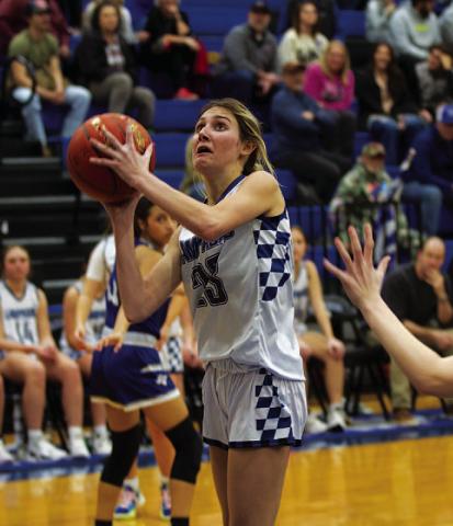 Payton Tatum had her best game since returning from injury, scoring 18 points for the girls. HUNTER KING | DISPATCH RECORD