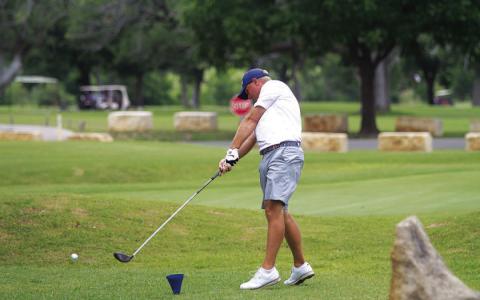 Head golf coach Justin Schulze will have to reclaim the Memorial title after it was won last year by former Badger golfer Blake Graham. FILE PHOTO