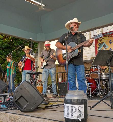 The Lucas Brothers Band’s “Little Lucas” charms on lead vocals Friday evening. adam barrios | dispatch record