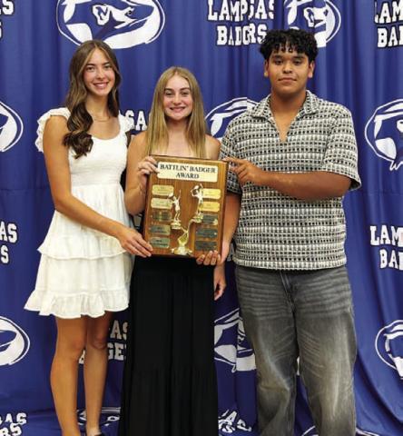 Tennis Battlin’ Badger award