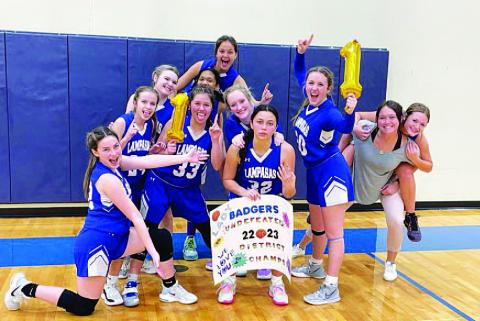COURTESY PHOTO | REAGAN OWEN TWITTER This group of freshmen went undefeated on their way to a district title.