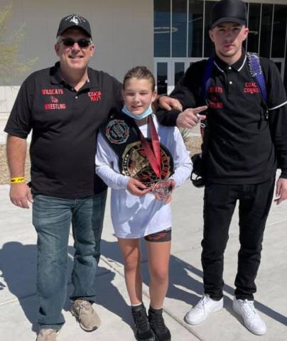 Martell places at Terminator world wrestling champions