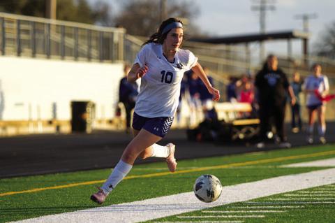 Liliana Fryer was a key player for the Lady Badger soccer team last season. FILE PHOTO