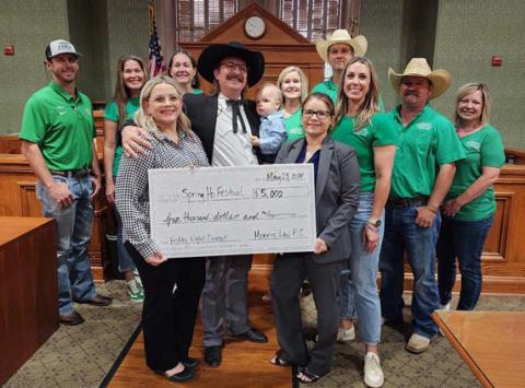 Sponsors donate toward annual Spring Ho Festival