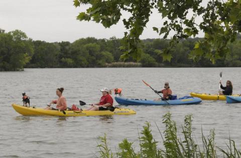 courtesy photo | Texas Parks &amp; Wildlife Department Swimming and boating is popular at nearby lakes such as Colorado Bend State Park, Stillhouse Hollow Lake and Inks Lake State Park, where kayakers are pictured here enjoying a day on the water. Officials encourage swimmers and boaters to know their limits and enjoy water sports safely.